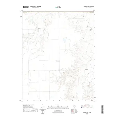 2019 Map of Hansford Camp, 2019 Print