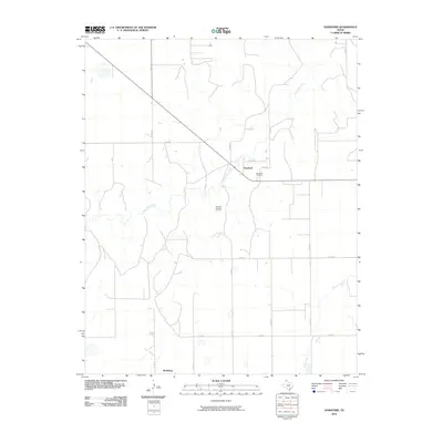 2010 Map of Hansford, 2010 Print