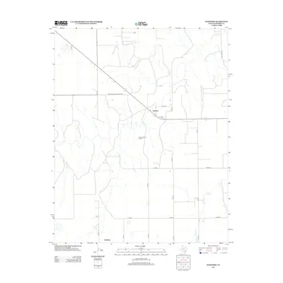 2012 Map of Hansford, 2012 Print