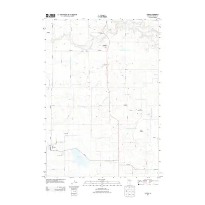 2013 Map of Hanska, 2013 Print