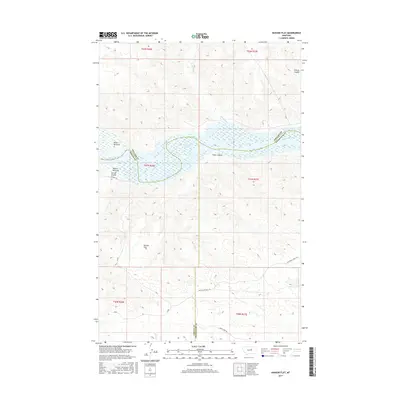 2017 Map of Hanson Flat, 2017 Print