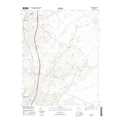 2016 Map of Hanson, 2016 Print