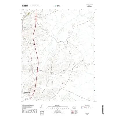 2019 Map of Hanson, 2019 Print
