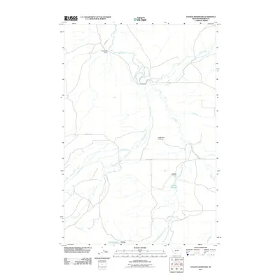 2011 Map of Hanson Reservoir, 2011 Print