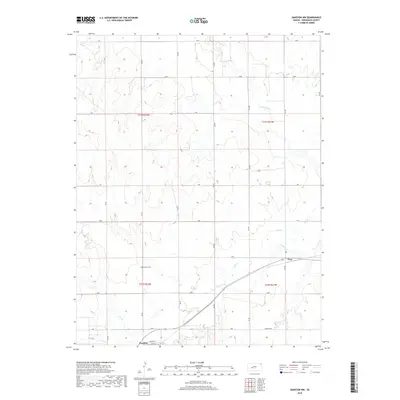 2018 Map of Hanston NW, 2018 Print