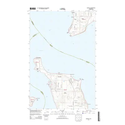 2014 Map of Hansville, 2014 Print