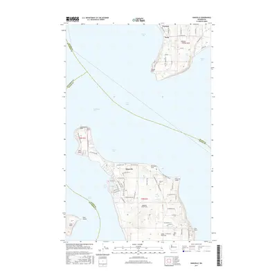 2017 Map of Hansville, 2017 Print