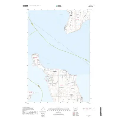 2020 Map of Hansville, 2020 Print