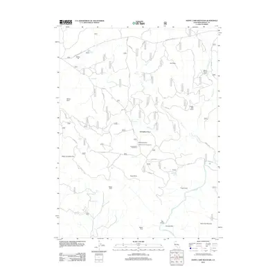 2012 Map of Happy Camp Mountain, 2012 Print