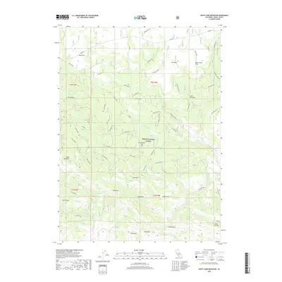 2018 Map of Happy Camp Mountain, 2018 Print