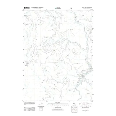 2012 Map of Happy Camp, 2012 Print