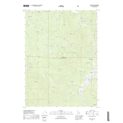 2018 Map of Happy Camp, 2018 Print