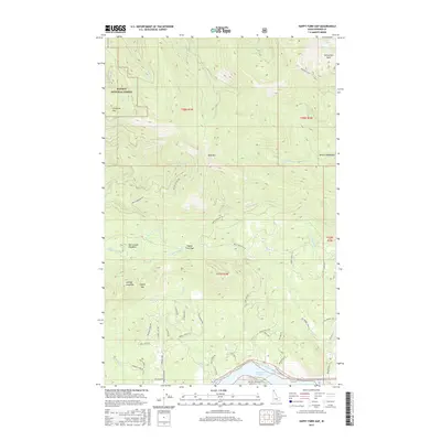 2017 Map of Happy Fork Gap, 2017 Print