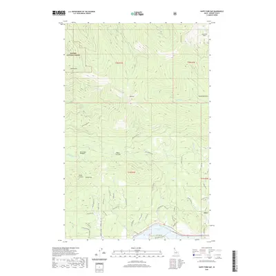 2020 Map of Happy Fork Gap, 2020 Print