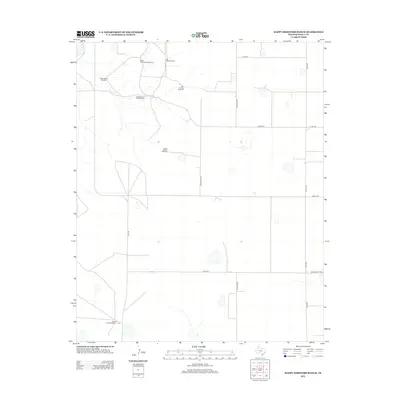 2012 Map of Happy Hereford Ranch, 2012 Print