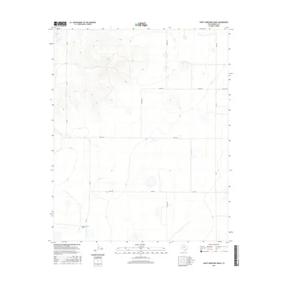 2016 Map of Happy Hereford Ranch, 2016 Print