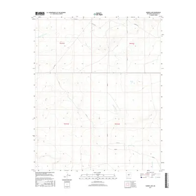 2017 Map of Harben Lake, 2017 Print