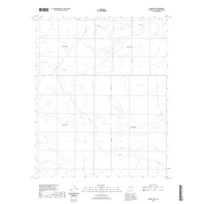 2020 Map of Harben Lake, 2020 Print