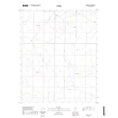 2023 Map of Harben Lake, 2023 Print
