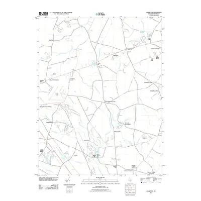 2011 Map of Harbeson, 2011 Print