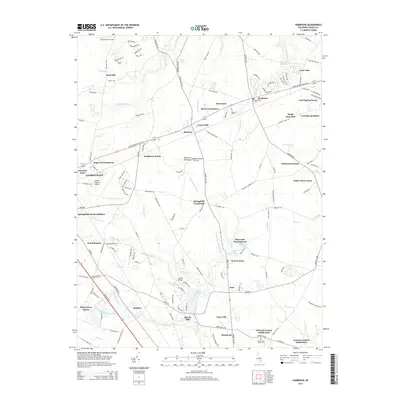 2014 Map of Harbeson, 2014 Print