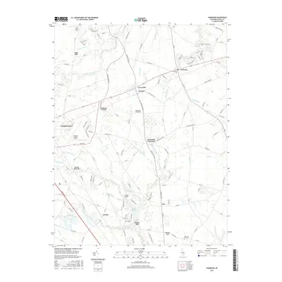 2016 Map of Harbeson, 2016 Print