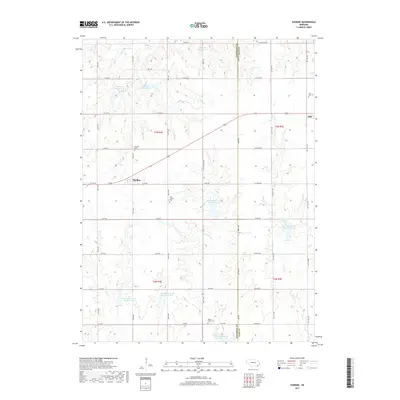 2017 Map of Harbine, 2017 Print