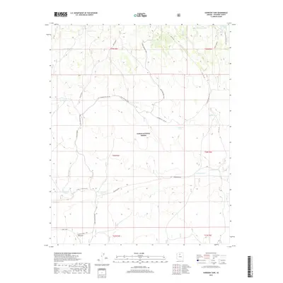 2018 Map of Harbison Tank, 2018 Print
