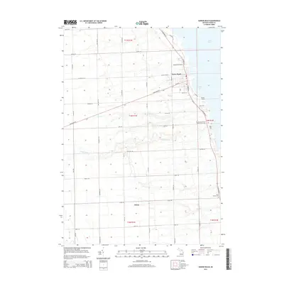 2014 Map of Harbor Beach, 2014 Print