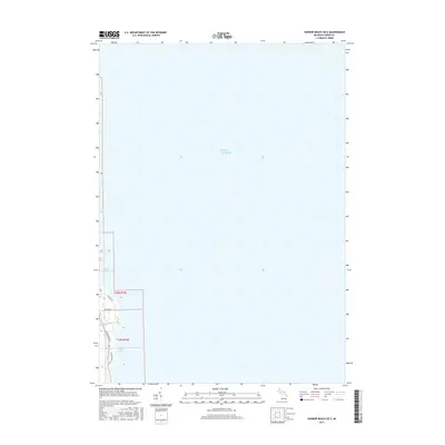 2017 Map of Harbor Beach OE E, 2017 Print
