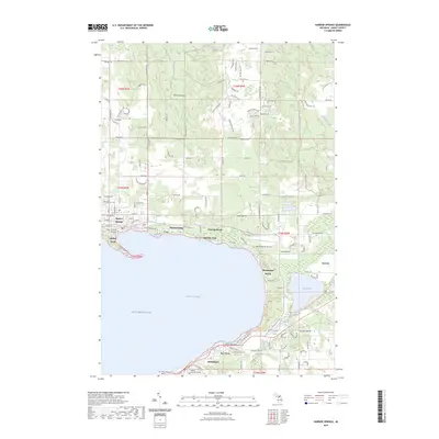 2023 Map of Harbor Springs, 2023 Print