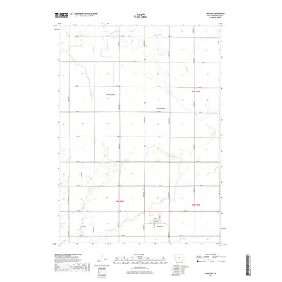 2018 Map of Harcourt, 2018 Print