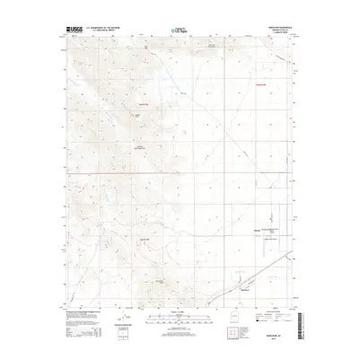 2014 Map of Harcuvar, 2014 Print