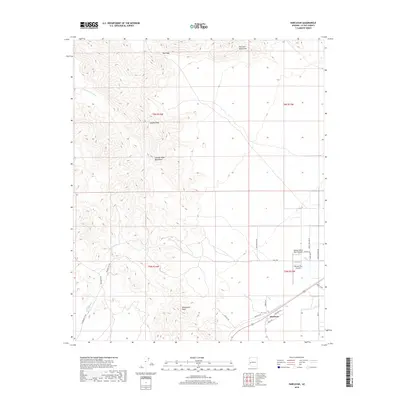 2018 Map of Harcuvar, 2018 Print