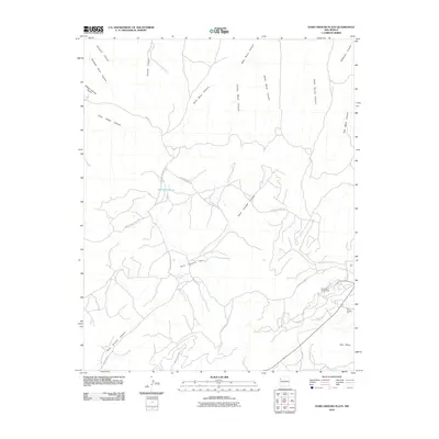 2010 Map of Hard Ground Flats, 2010 Print