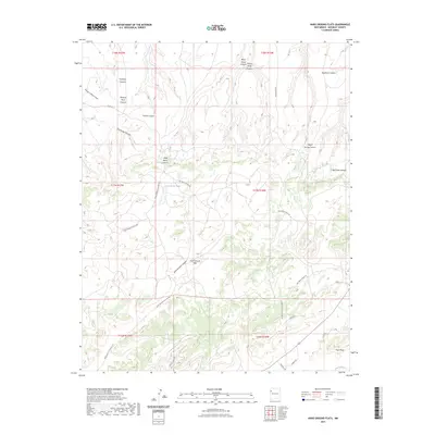 2023 Map of Hard Ground Flats, 2023 Print