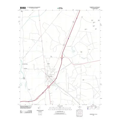 2011 Map of Hardeeville, 2011 Print