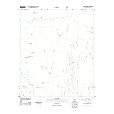 2011 Map of Harden Cienega, 2011 Print
