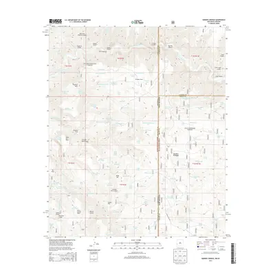 2013 Map of Harden Cienega, 2013 Print