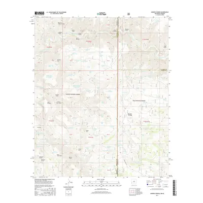 2017 Map of Harden Cienega, 2017 Print