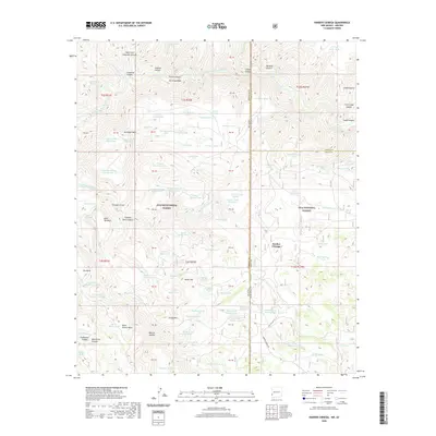2020 Map of Harden Cienega, 2020 Print