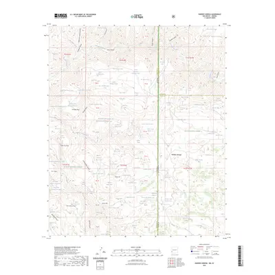 2023 Map of Harden Cienega, 2023 Print