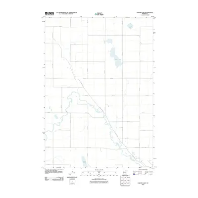 2010 Map of Harder Lake, 2010 Print