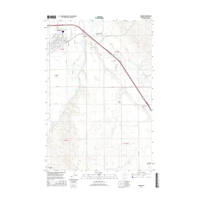 2017 Map of Hardin, 2017 Print