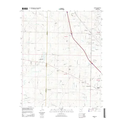 2014 Map of Hardin, 2014 Print