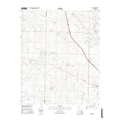 2017 Map of Hardin, 2017 Print