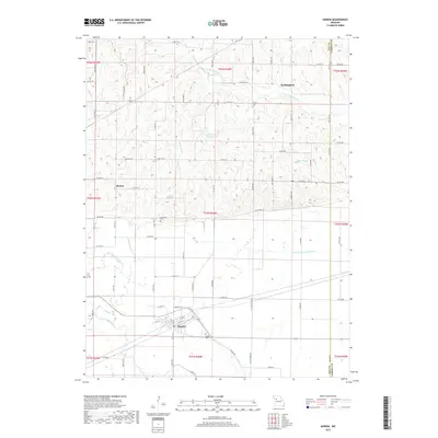2017 Map of Hardin, 2017 Print