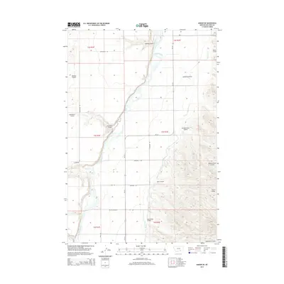 2014 Map of Hardin SW, 2014 Print