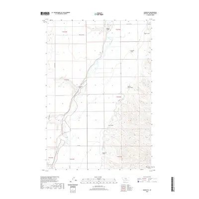 2020 Map of Hardin SW, 2020 Print