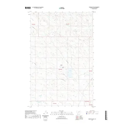 2020 Map of Hardpan Coulee, 2020 Print